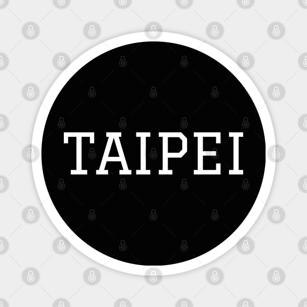 Taipei, Taiwan Magnet by Likeable Design